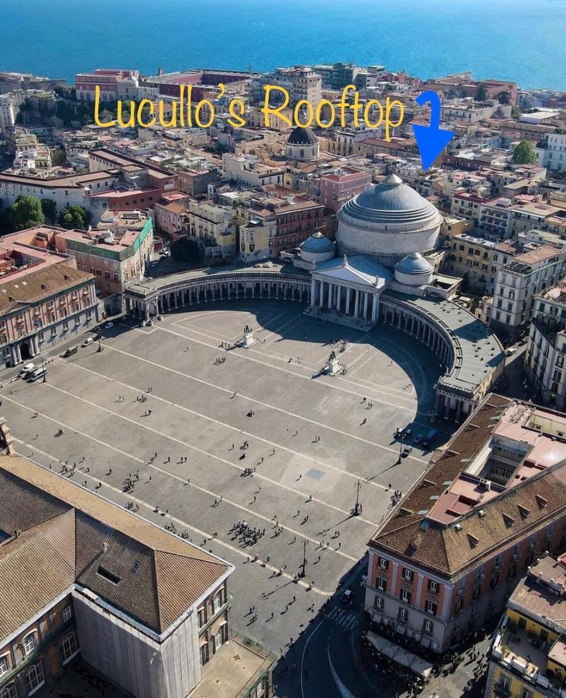 Lucullo'S Rooftop Neapel Exterior foto